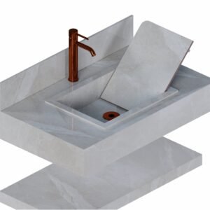Bancada Porcelanato Veneza 83cm (cod23598)
